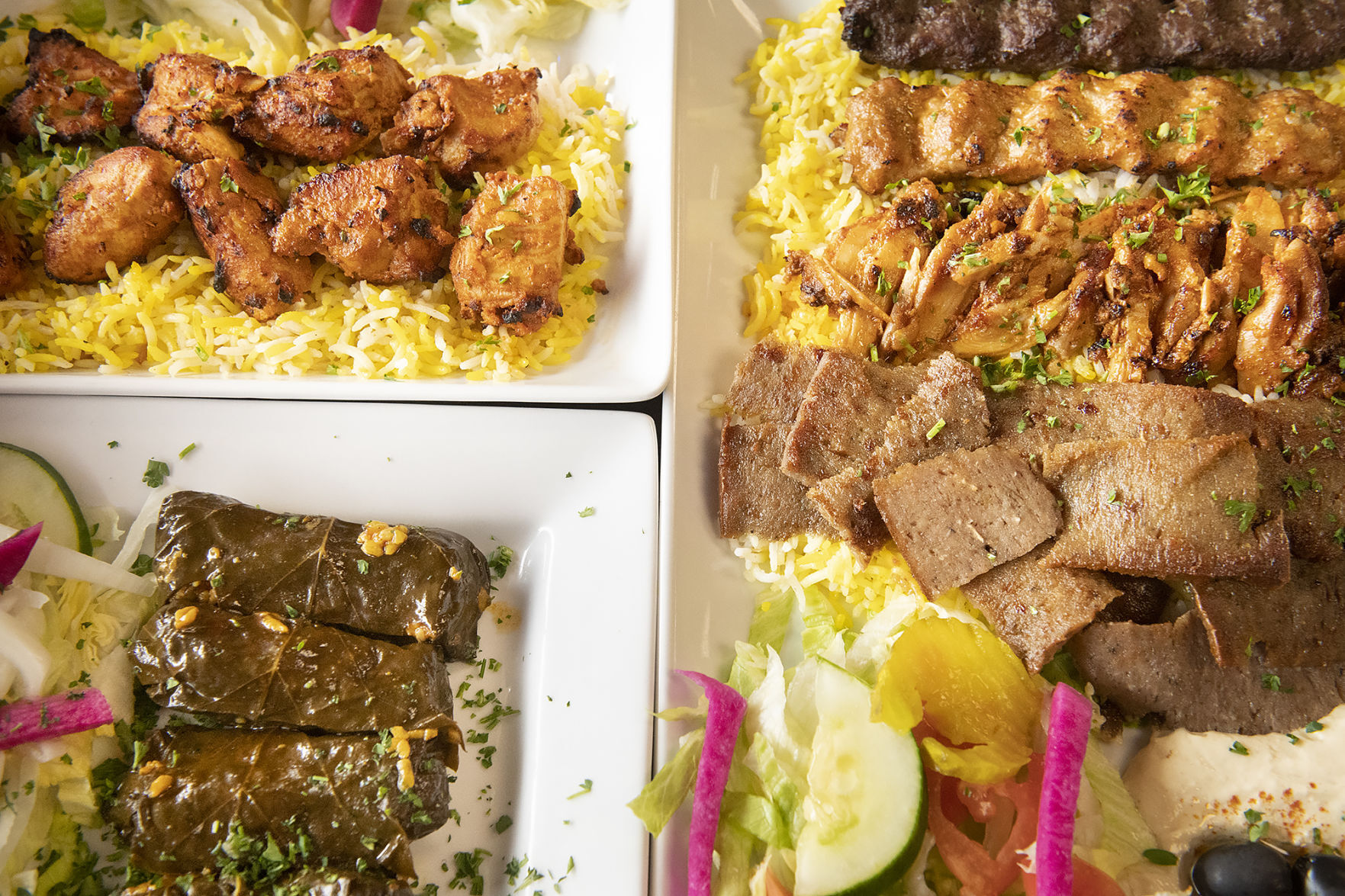 Taj Ali dining out